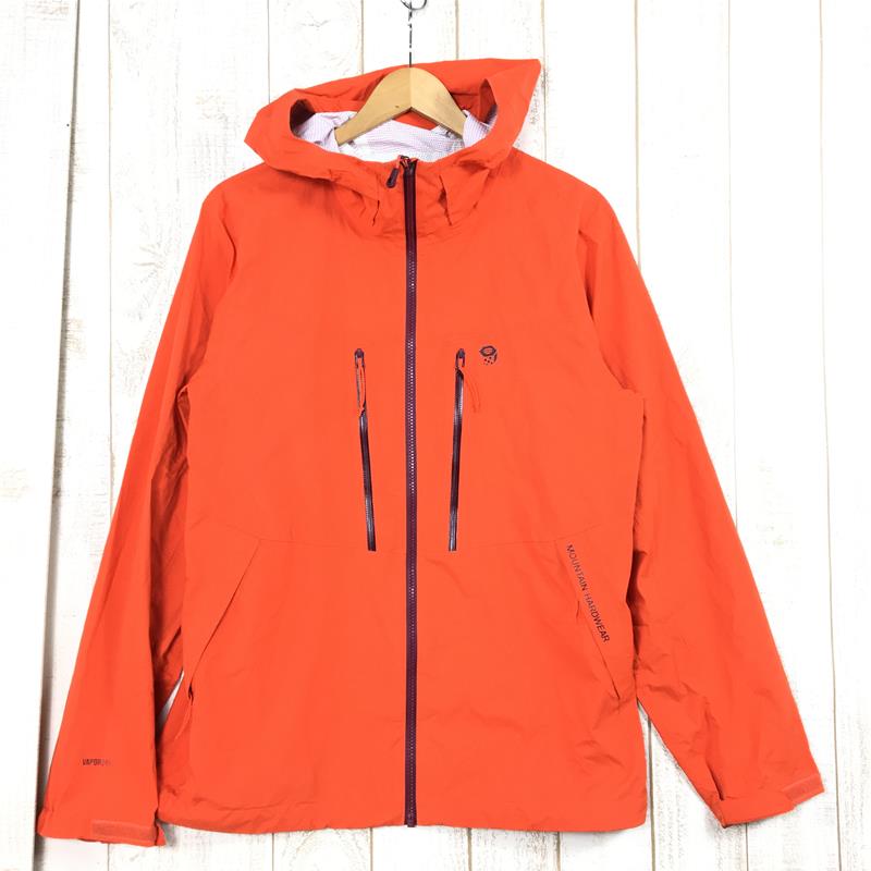 【MEN's M】 マウンテンハードウェア サンダー シャドウ ジャケット Thunder Shadow Jacket ベイパードライ2.5L  レインシェル フーディ MOUNTAIN HARDWEAR OM0392 State Orange オレンジ系