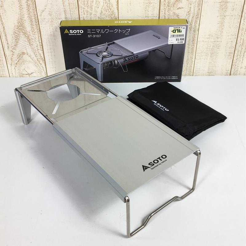 Soto Minimal Worktop Regulator Stove ST-310 Compact Kitchen Table SOTO  ST-3107 Silver