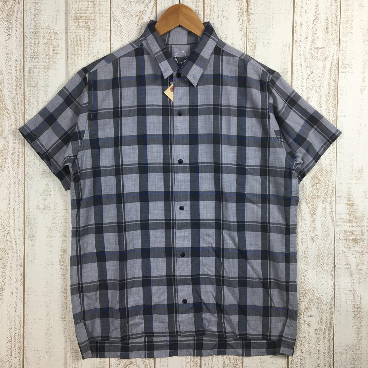 【MEN's M】 山と道 メリノ ショートスリーブ シャツ Merino Short Sleeve Shirt メリノウール 入手困難  YAMATOMICHI グレー系