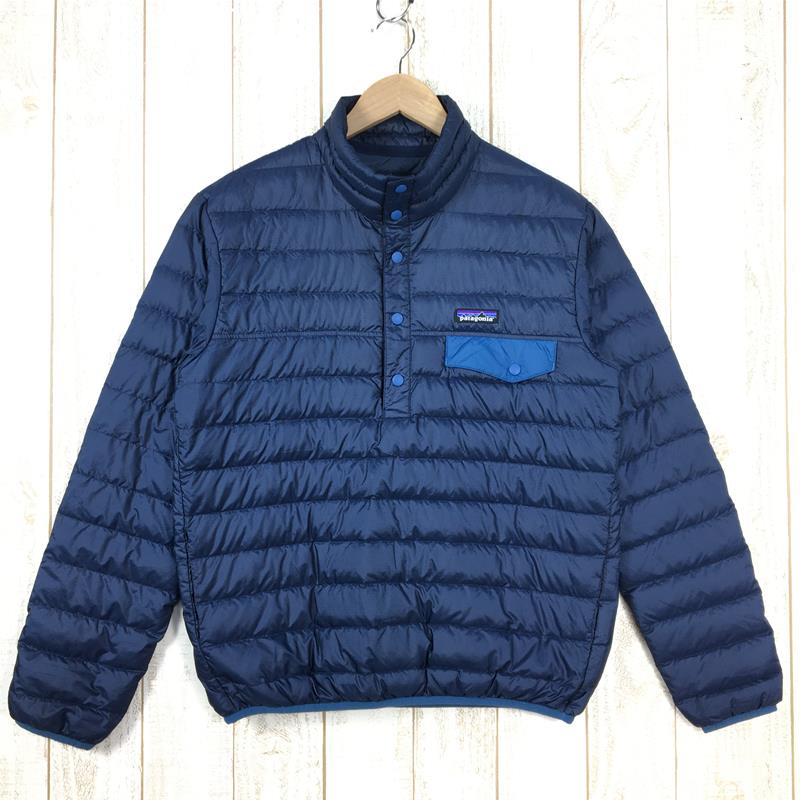 【MEN's XS】 パタゴニア ダウン スナップT プルオーバー DOWN SNAP-T PULLOVER ダウン ジャケット 生産終了モデル  入手困難 PATAGONIA 27246 NVYB Navy Blue ネイビー系