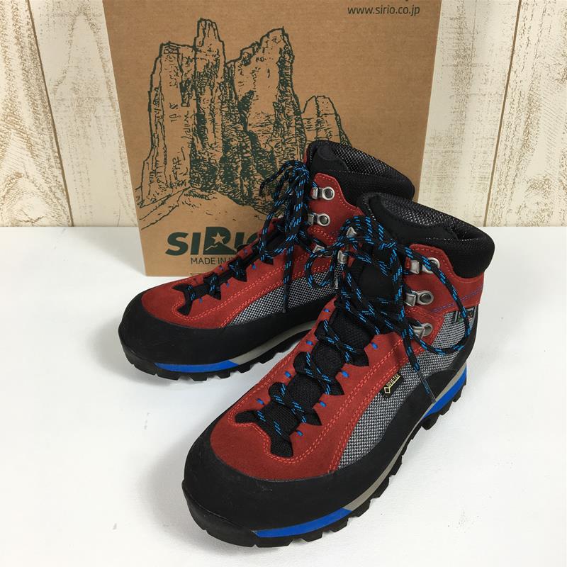 [UNISEX 25.5cm] SIRIO 41A Gore-Tex Trekking Shoes 3E Wide Wide Model SIRIO  41A Rosso Red Series