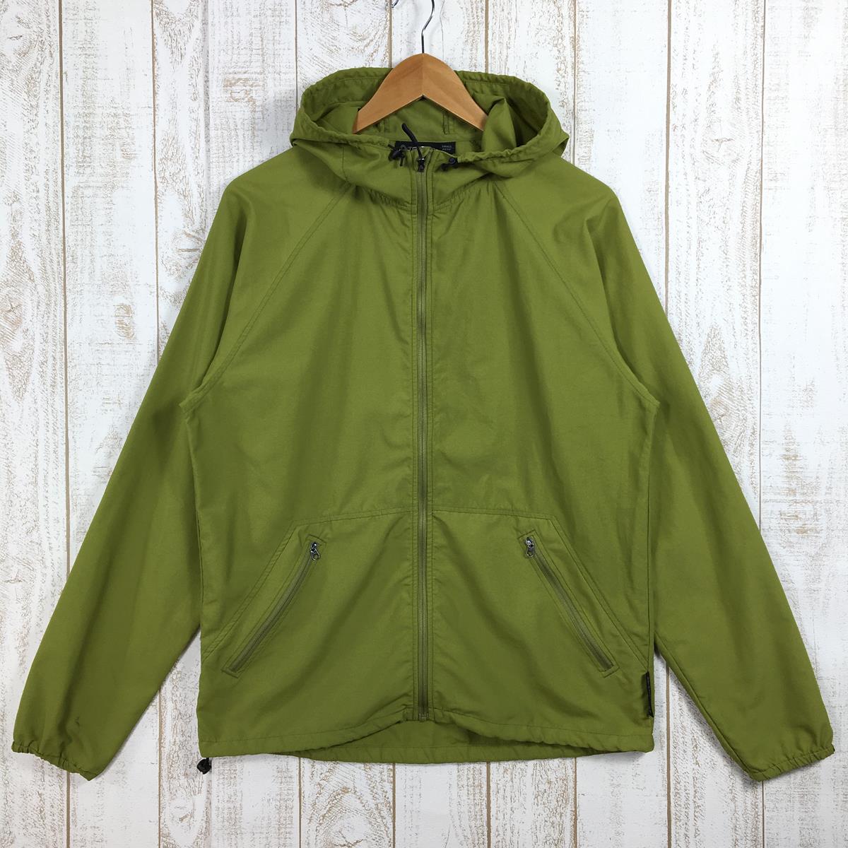 [MEN's S] Trail BUM Drift Jacket Drift Jacket Windshell Hoody TRAIL BUM  Leaf Green