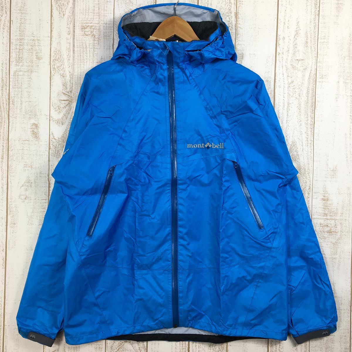 [MEN's L] Montbell Storm Cruiser Jacket Gore-Tex Rain Shell Hoody MONTBELL  1128445 TQB Turquoise Blue Blue