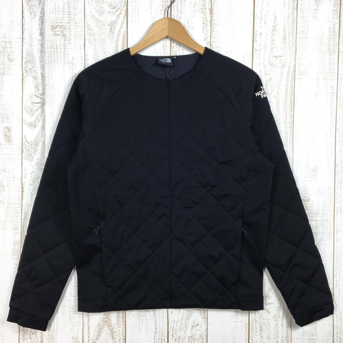 【MEN's M】 ノースフェイス バーテックス スウェット クルー Vertex Sweat Crew アクティブインサレーション ストレッチ  カーディガン ジャケット NORTH FACE NY81880 K Black ブラック系