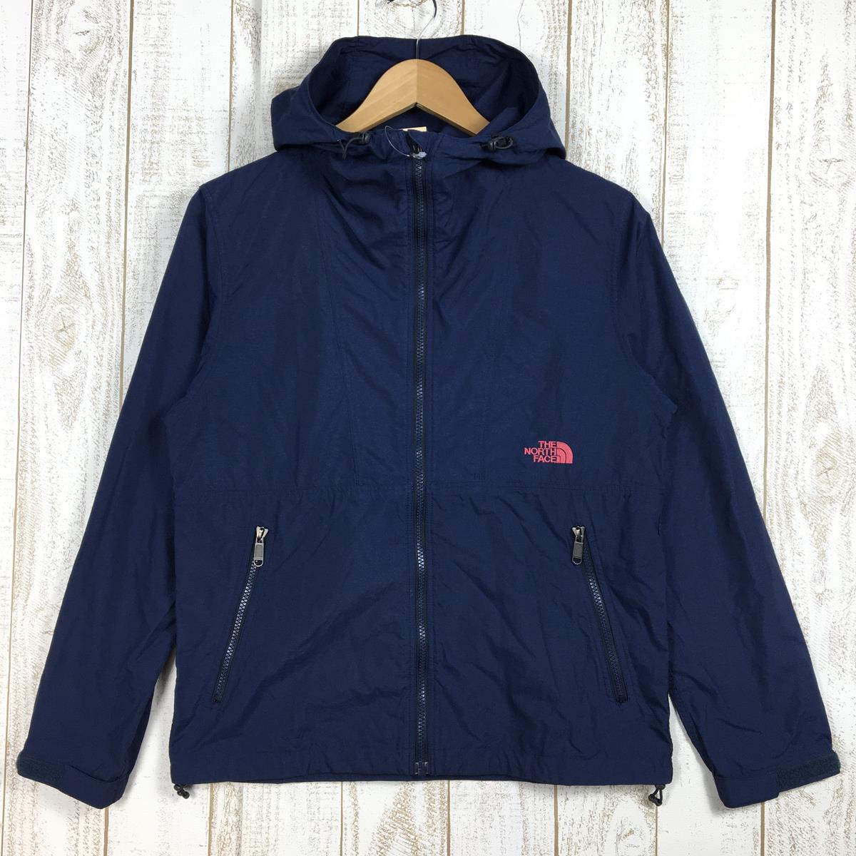 【WOMEN's L】 ノースフェイス コンパクト ジャケット Compact Jacket ウィンドシェル フーディ NORTH FACE  NPW21430 ネイビー系