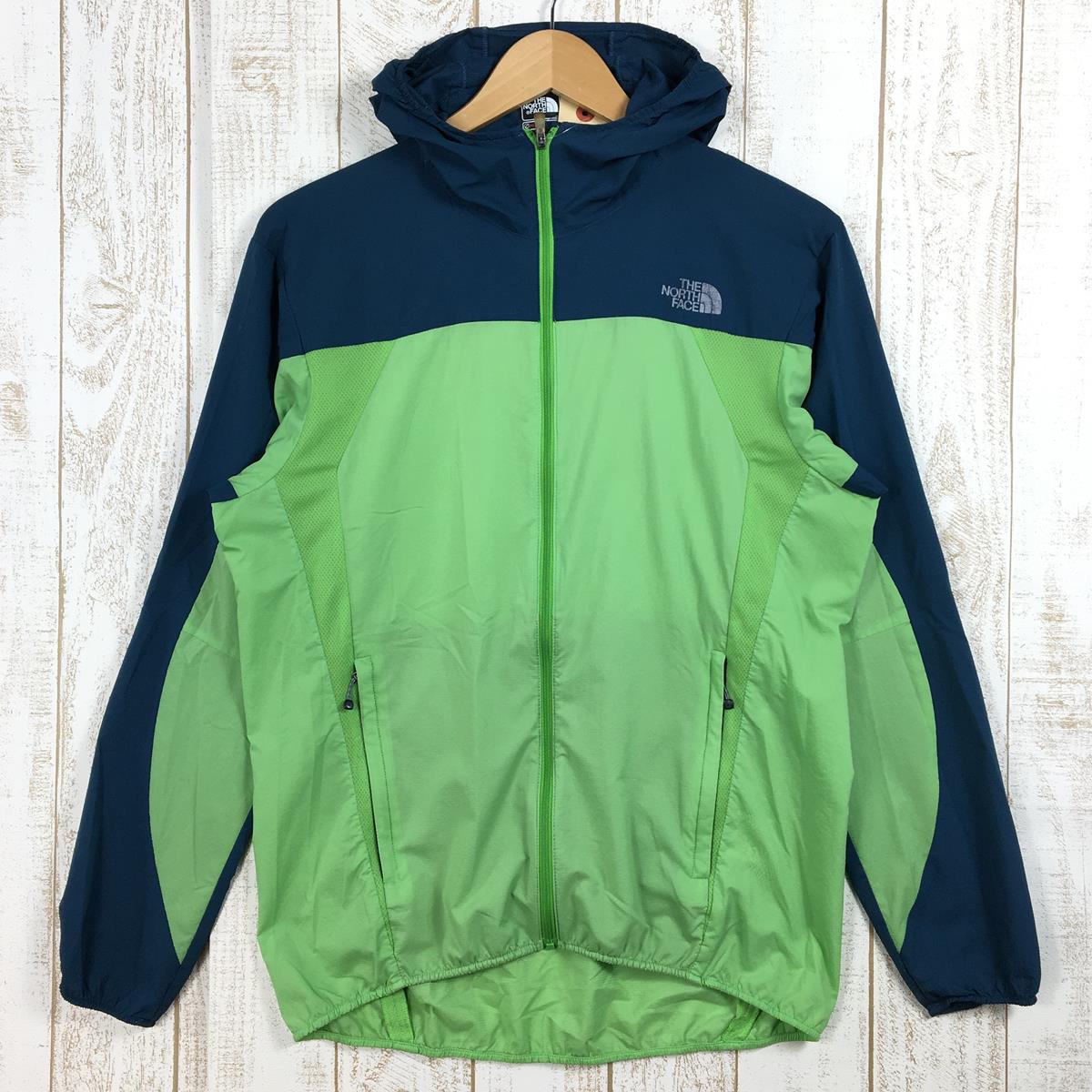 [MEN's M] The North Face Swallowtail Vent Hoodie Windshell Jacket NORTH  FACE NP21257 Green