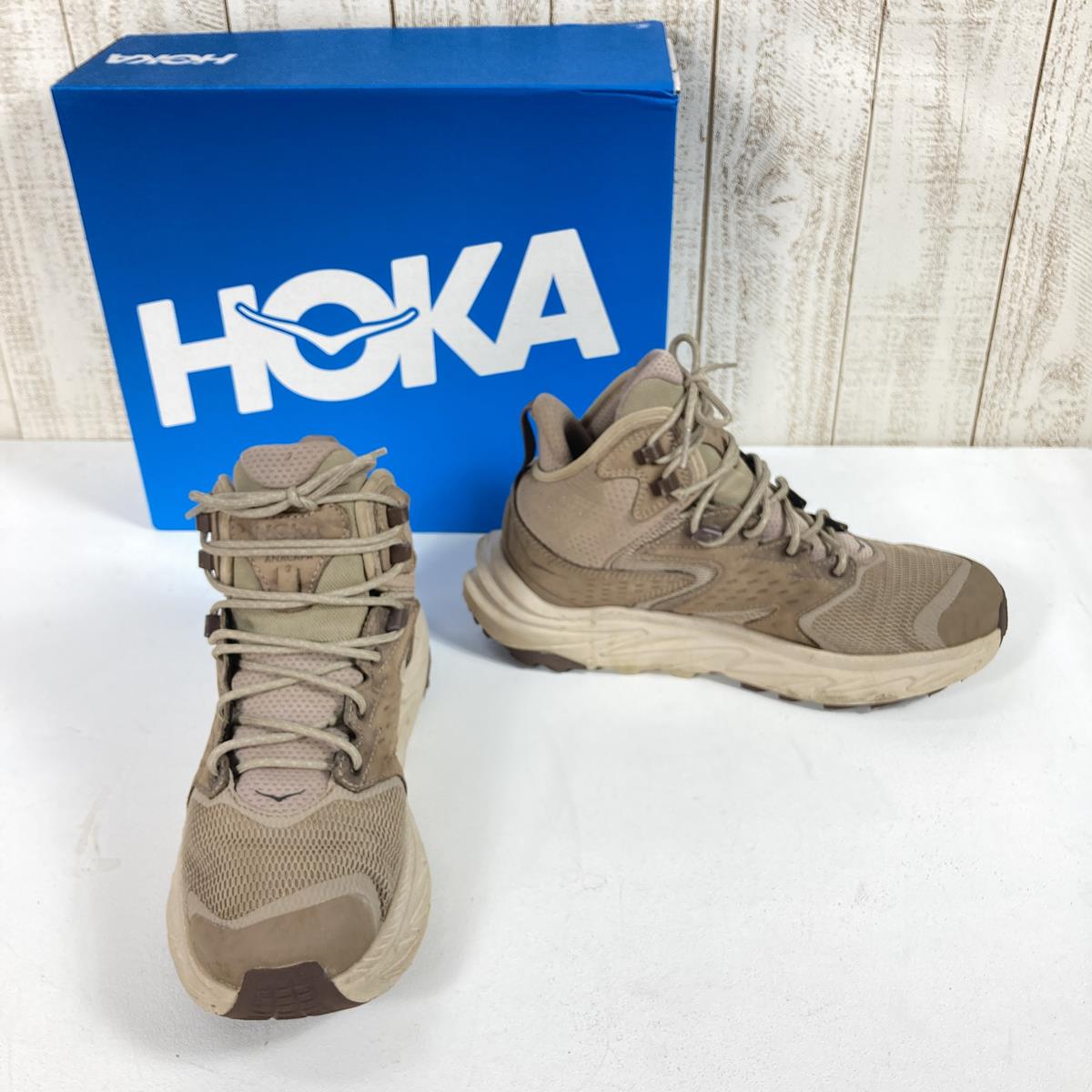 [MEN's 26.0cm] HOKA ONE ONE ANACAPA 2 MID GTX Trekking Shoes HOKA ONEONE  1141633 DOTN Dune / Oxford Tan Beige