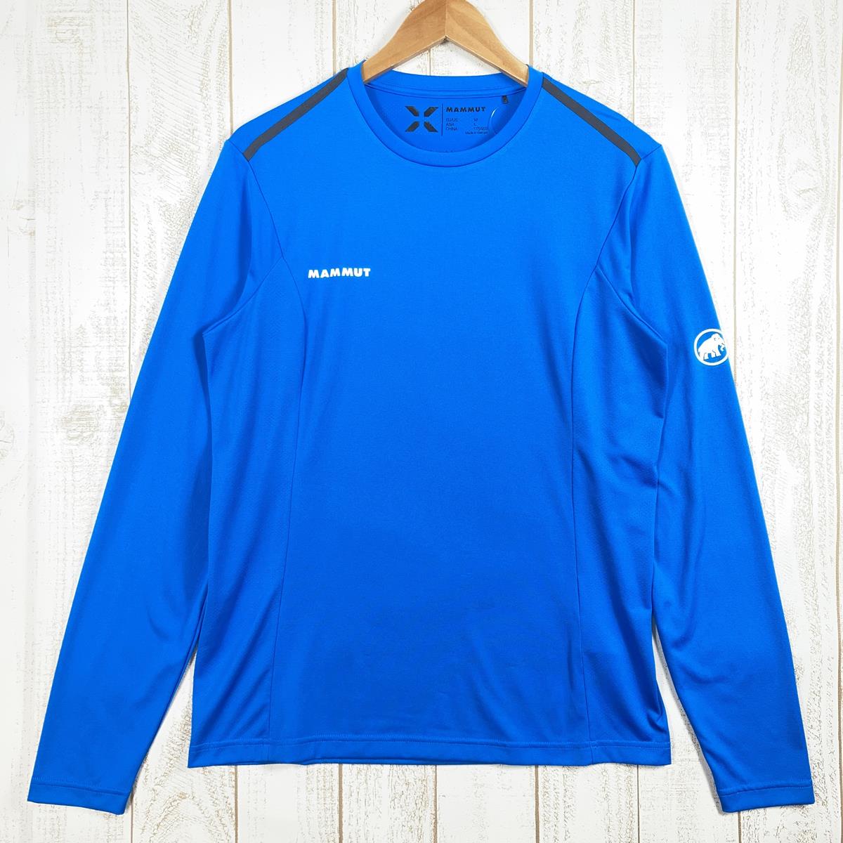 [MEN's M] Mammut Moench Light Longsleeve Long-sleeved T-shirt Eiger Extreme  Series MAMMUT 1016-00960 Tarn Blue