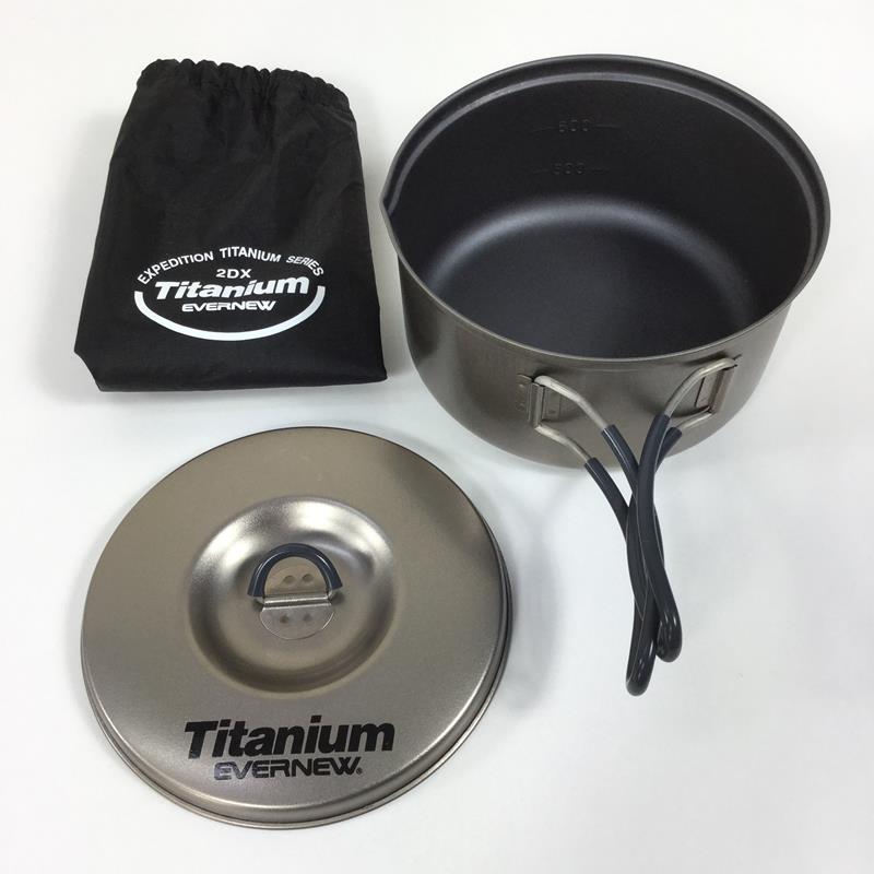 Evernew Titanium Cooker 2 900ml Ceramic Pot Coffel Titanium