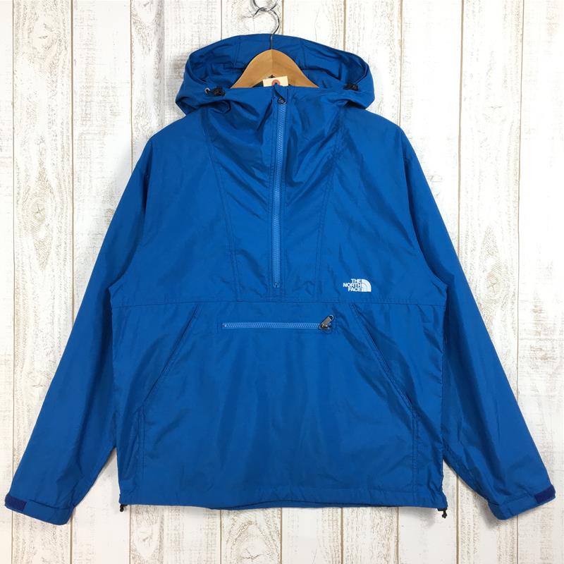 [MEN's M] North Face Compact Anorak Compact Anorak Windshell Jacket  Pullover Hoody NORTH FACE NP21735 Blue