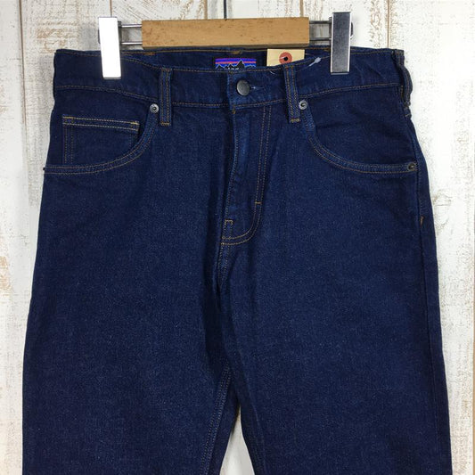 【MEN's W-30 L-30】 パタゴニア ストレート フィット ジーンズ（ショート） Regenerative Organic Pilot Cotton Straight Fit Jeans - Short デニムパンツ PATAGONIA 21615 ORSD Original Standard ネイビー系