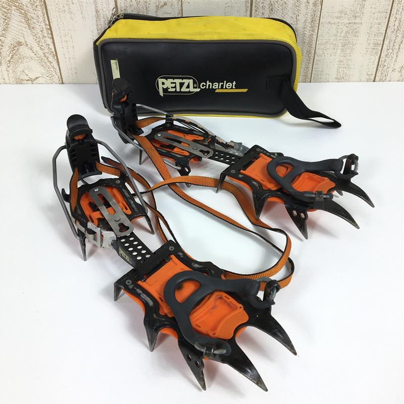 ペツル バサック レバーロック 12本爪 セミワンタッチ アイゼン クランポン PETZL T05LL02 ブラック系