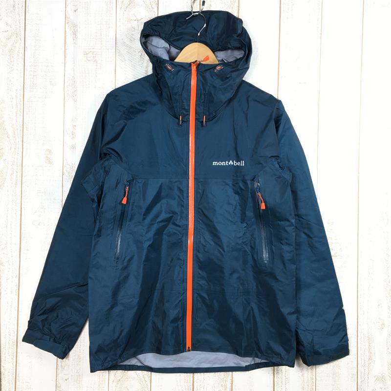 [MEN's M] Montbell Storm Cruiser Jacket Gore-Tex Rain Shell Hoody MONTBELL  1128615 Blue