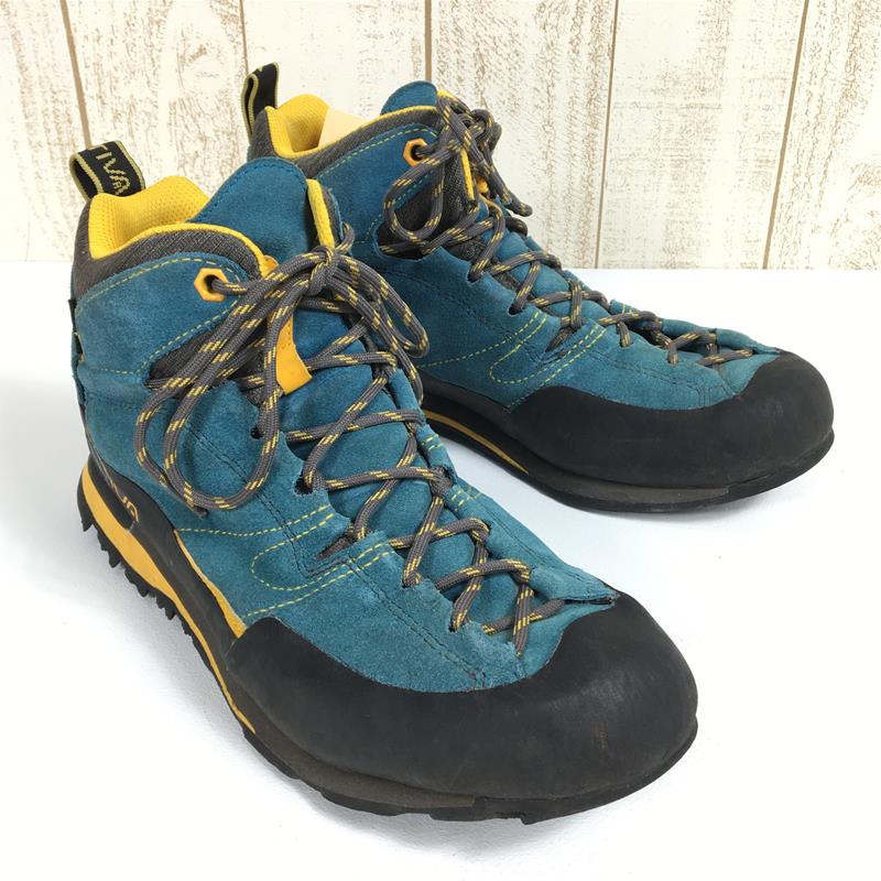 [MEN's 27.3cm] SPORTIVA BOULDER X MID GTX GORETEX Approach Shoes SPORTIVA  17E BY Blue/Yellow Blue Series