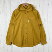 【Men's S イエロー系】 Ridge Mountain Gear ( リッジマウンテンギア ) フーデッド ロングスリーブ シャツ Hooded Long Sleeve Shirt Rustic Mustard ポリエステル ウェア トップス インナー シャツ