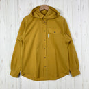 【Men's S イエロー系】 Ridge Mountain Gear ( リッジマウンテンギア ) フーデッド ロングスリーブ シャツ Hooded Long Sleeve Shirt Rustic Mustard ポリエステル ウェア トップス インナー シャツ-1