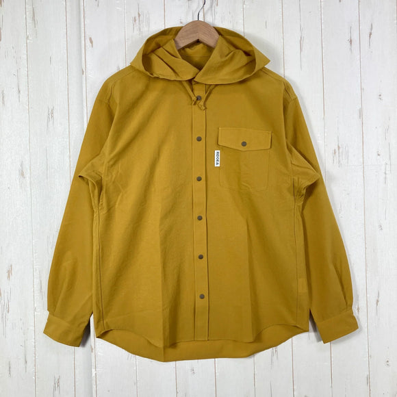 【Men's S イエロー系】 Ridge Mountain Gear ( リッジマウンテンギア ) フーデッド ロングスリーブ シャツ Hooded Long Sleeve Shirt Rustic Mustard ポリエステル ウェア トップス インナー シャツ