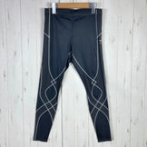 Men's MB Black Cw-X Stabilyx Model Long Sports Tights, Polyester, z00054436