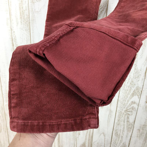 【Women's 26 レッド系】Patagonia ( パタゴニア ) フィッテド コーデュロイ パンツ Fitted Corduroy Pants 55055 International Women's コットン ロングパンツ ボトムス ウェア - 【公式】2ndGEAR（セカンドギア）Webショップ【登山用品・アウトドア用品専門 買取販売店】