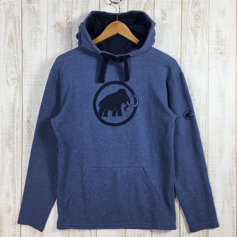 [Men's S Navy] Mammut Logo Mid-Layer Pullover Hoody Logo Ml Pullover Hoody Sweatshirt Parka 1040-91380 Men's Cotton Hoodie Inner Shirt Tops Sweatshirt