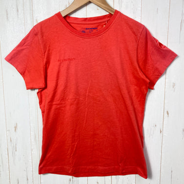 【Women's S オレンジ系】 Mammut ( マムート ) ショートスリーブ ティー コットン ウェア トップス インナー シャツ ショートスリーブシャツ コットン z00057263  コットン ショートスリーブシャツ インナー シャツ トップス ウェア