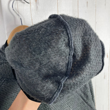 Senchi Designs Alpha 90 半拉链连帽衫，男女通用，加大码，灰色，深鼠尾草色，难找，涤纶，上衣，外套