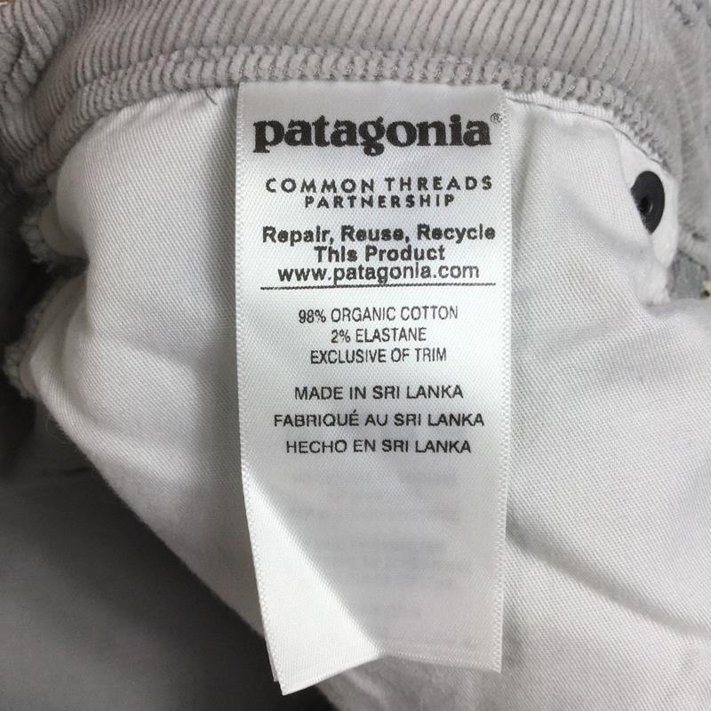 【Women's 26 グレー系】 Patagonia ( パタゴニア ) フィッテド コーデュロイ パンツ Fitted Corduroy Pants 55055 International Women's  コットン ロングパンツ ボトムス ウェア