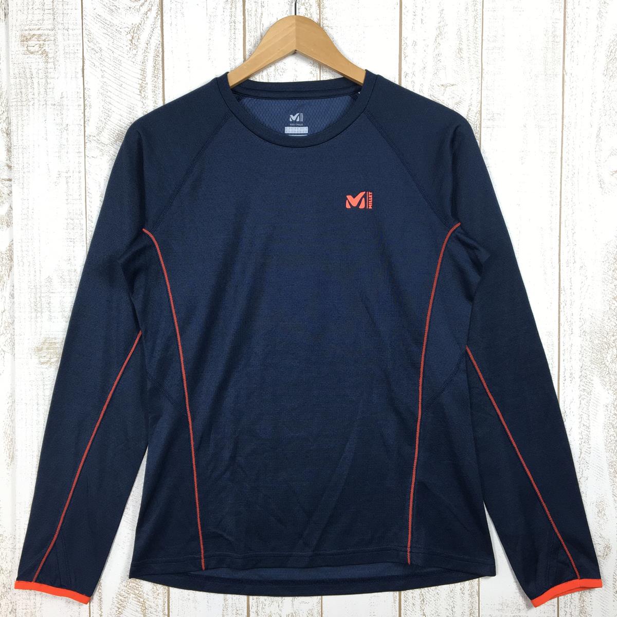 【女款L海军系列】小米（小米）Castor Wool Crew长袖LD Castor Wool Crew Ls T恤长T MIV01636 女式羊毛长袖T恤圆领内衬衬衫