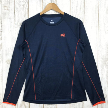 【Women's L ネイビー系】 Millet ( ミレー ) キャスター ウール クルー ロングスリーブ Ld Castor Wool Crew Ls Tシャツ ロンt MIV01636 Women's ウール ロングスリーブTシャツ クルーネック インナー シャ - 【公式】2ndGEAR（セカンドギア）Webショップ【登山用品・アウトドア用品専門 買取販売店】