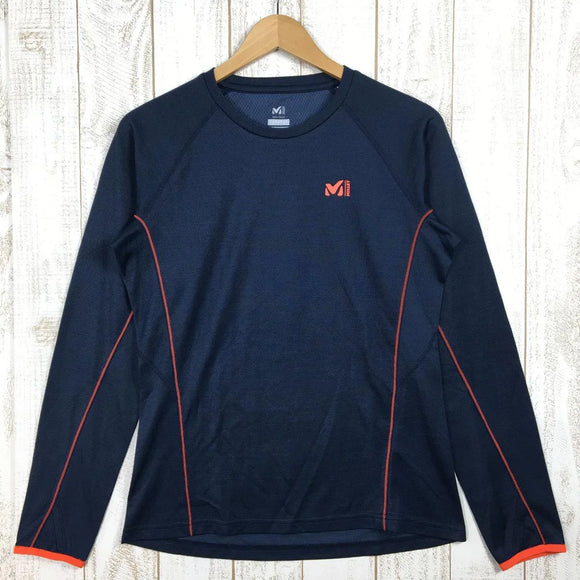 【Women's L ネイビー系】 Millet ( ミレー ) キャスター ウール クルー ロングスリーブ Ld Castor Wool Crew Ls Tシャツ ロンt MIV01636 Women's ウール ロングスリーブTシャツ クルーネック インナー シャ - 【公式】2ndGEAR（セカンドギア）Webショップ【登山用品・アウトドア用品専門 買取販売店】