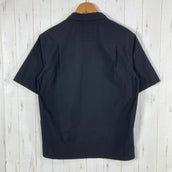 【Men's M ブラック系】 The North Face ( ザ・ノースフェイス ) ショートスリーブ オープン カラー シャツ S/S Open Collar Shirt 入手困難 直営店別注 エクスクルーシブモデル ポリエステル ウェア トップス インナー