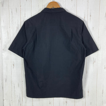 【Men's M ブラック系】 The North Face ( ザ・ノースフェイス ) ショートスリーブ オープン カラー シャツ S/S Open Collar Shirt 入手困難 直営店別注 エクスクルーシブモデル ポリエステル ウェア トップス インナー - 0