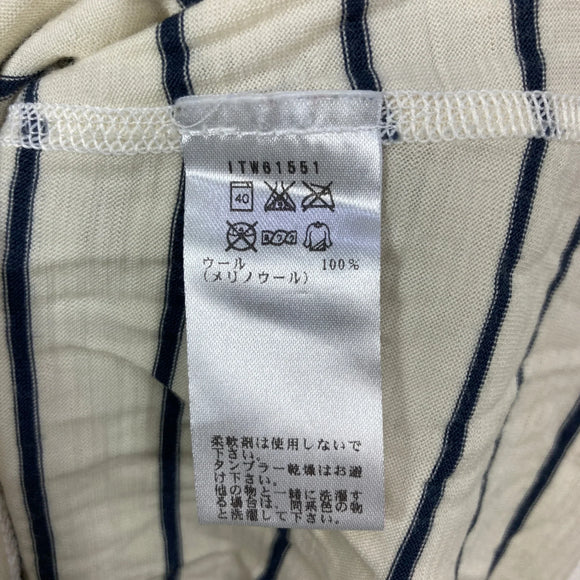 【Women's S アイボリー系】 Icebreaker ( アイスブレーカー ) 200オアシスロングスリーブクルーストライプ 200 OASIS LS CREWE STRIPE メリノウール ウェア トップス インナー シャツ ロングスリーブTシャツ クルーネック