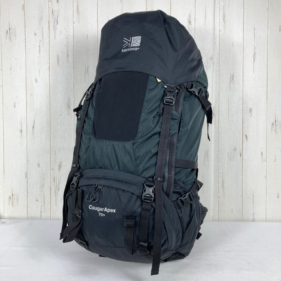 【Unisex OneSize ブラック系】 Karrimor ( カリマー ) クーガー エーペックス 70プラス CougarApex 70+ Black SAシステム 2気室 フロントアクセス ナイロン バッグ ストレージ バックパック 容量【55L～79L】 z00061