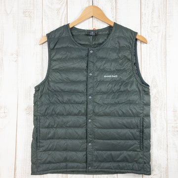 【Men's S グリーン系】 Montbell ( モンベル ) スペリオダウン ラウンドネック ベスト ダウン 1101505 Asian Men's ダウンインサレーション ベスト トップス ウェア - 【公式】2ndGEAR（セカンドギア）Webショップ【登山用品・アウトドア用品専門 買取販売店】
