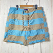 【Men's 35 ブルー系】 2015 Patagonia ( パタゴニア ) ミニマリスト ウェーブフェアラー ボードショーツ 19 Minimalist Wavefarer Board Shorts 19 AISS ナイロン ウェア ボトムス ショーツ ショー