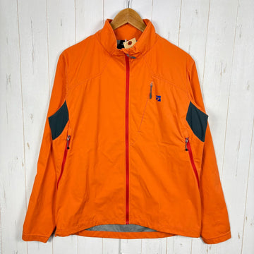 【Men's L オレンジ系】 Finetrack ( ファイントラック ) フロウラップ ジャケット Flow Wrap Jacket タンジェリン ナイロン ウェア トップス アウター ジャケット ソフトシェル z00055221 タンジェリン ソフトシェル ア