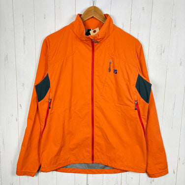 【Men's L オレンジ系】 Finetrack ( ファイントラック ) フロウラップ ジャケット Flow Wrap Jacket タンジェリン ナイロン ウェア トップス アウター ジャケット ソフトシェル z00055221 タンジェリン ソフトシェル ア