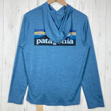 【Men's S ネイビー系】 2024 Patagonia ( パタゴニア ) キャプリーン クール デイリー グラフィック フーディ Capilene Cool Daily Graphic Hoody BLUX ポリエステル ウェア トップス インナー シャツ