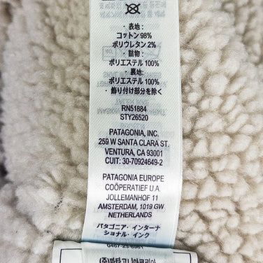 2021款巴塔哥尼亚男士小号海军蓝绒毛内衬卡车司机夹克 ORSD（已停产，难寻）牛仔布和有机棉外套