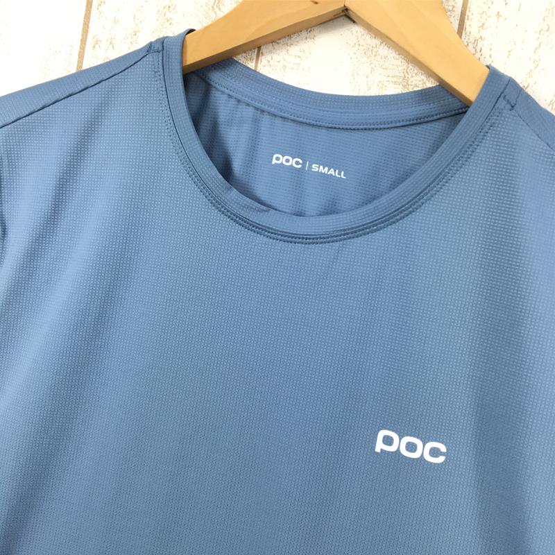 【男款S蓝色系列】Poc Air T恤Air Tee 52337国际男士方解石蓝合成纤维短袖T恤圆领内搭衬衫上衣