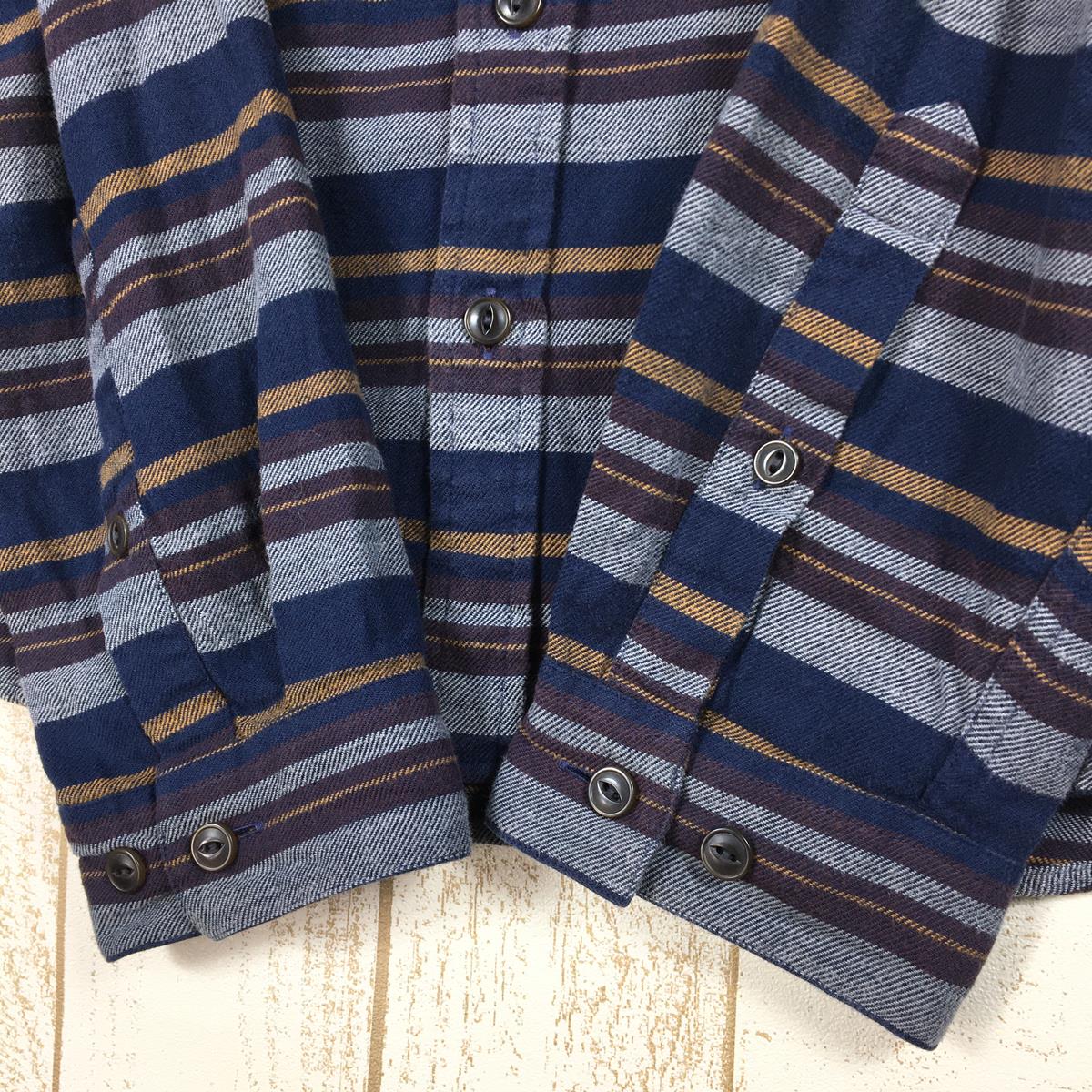 【Men's S ネイビー系】 Patagonia ( パタゴニア ) ロングスリーブ ライトウェイト フィヨルド フランネル シャツ Long Sleeve Lightweight Fjord Flannel Shirt 54020 International M