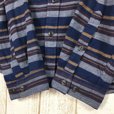 【Men's S ネイビー系】 Patagonia ( パタゴニア ) ロングスリーブ ライトウェイト フィヨルド フランネル シャツ Long Sleeve Lightweight Fjord Flannel Shirt 54020 International M - 【公式】2ndGEAR（セカンドギア）Webショップ【登山用品・アウトドア用品専門 買取販売店】