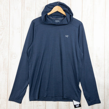【Men's M ネイビー系】 Arcteryx ( アークテリクス ) コーマック フーディ Cormac Hoody ポリエステル X000009002 / X00000900204 International Men's 化繊 フーディ インナー シャツ ト - 【公式】2ndGEAR（セカンドギア）Webショップ【登山用品・アウトドア用品専門 買取販売店】
