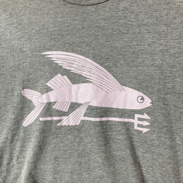 【Men's S グレー系】 2015 Patagonia ( パタゴニア ) フライング フィッシュ コットン / ポリー ティーシャツ Flying Fish Cotton / Poly T-Shirt FGE オーガニックコットン ウェア トップス インナー