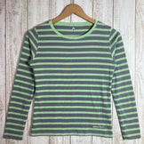 【Women's S グリーン系】 Montbell ( モンベル ) WIC.ボーダーロングスリーブT ポリエステル ウェア トップス インナー シャツ ロングスリーブTシャツ クルーネック 化繊 z00051926 化繊 ロングスリーブTシャツ クルーネック イン - 【公式】2ndGEAR（セカンドギア）Webショップ【登山用品・アウトドア用品専門 買取販売店】