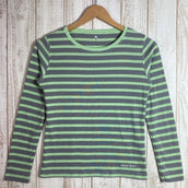 【Women's S グリーン系】 Montbell ( モンベル ) WIC.ボーダーロングスリーブT ポリエステル ウェア トップス インナー シャツ ロングスリーブTシャツ クルーネック 化繊 z00051926 化繊 ロングスリーブTシャツ クルーネック イン - 【公式】2ndGEAR（セカンドギア）Webショップ【登山用品・アウトドア用品専門 買取販売店】