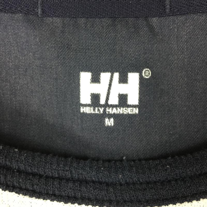 【男款 M 海军蓝】Helly Hansen 短袖多边框沙滩 T 恤 HE31849 亚洲男士合成纤维短袖 T 恤圆领内衬衬衫上衣