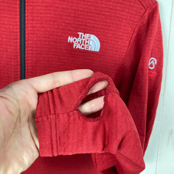 【Women's M レッド系】 The North Face ( ザ・ノースフェイス ) パワードライ グリッド フーディ Powerdry Grid Hoodie ポリエステル ウェア トップス アウター ジャケット フリース ポーラテック・パワードライ z000