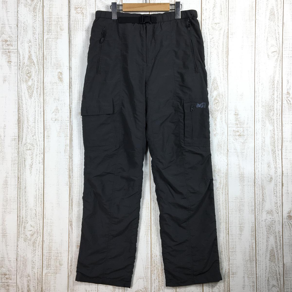 [Men's M Charcoal] Millet Warm Easy Cargo Pants, Autumn/Winter Warm Trekking Pants, MIV0071 International Men's Cotton Long Pants Bottoms